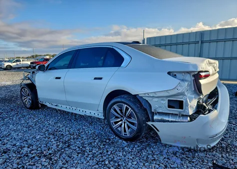 2024 BMW I7 Edrive50 z USA, uszkodzony, nr VIN WBY43EJ05RCR48781